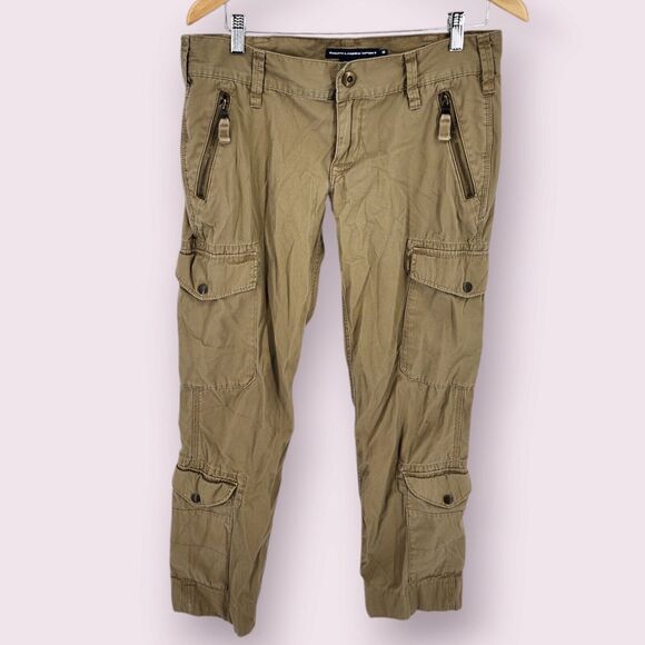 Ralph‎ Lauren Y2K Cargo Pants Women 10 Parachute Vintage Military Paratrooper - Picture 1 of 12